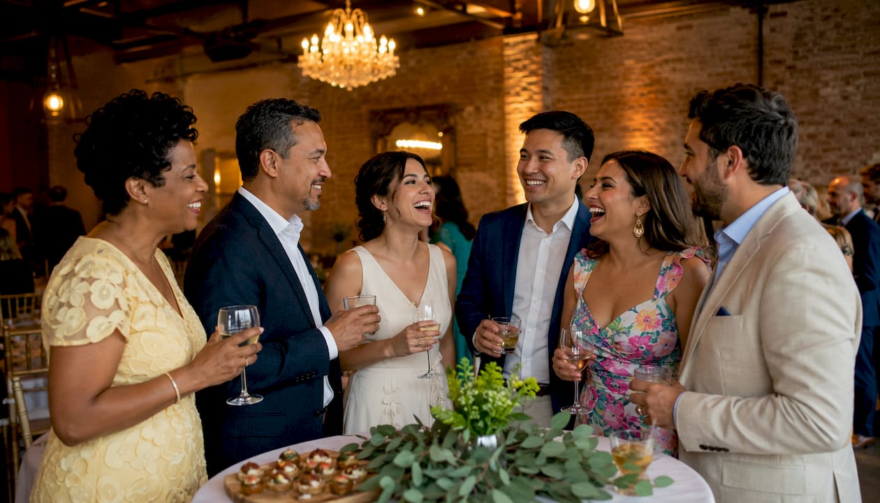 Guests enjoying party at San Antonio event