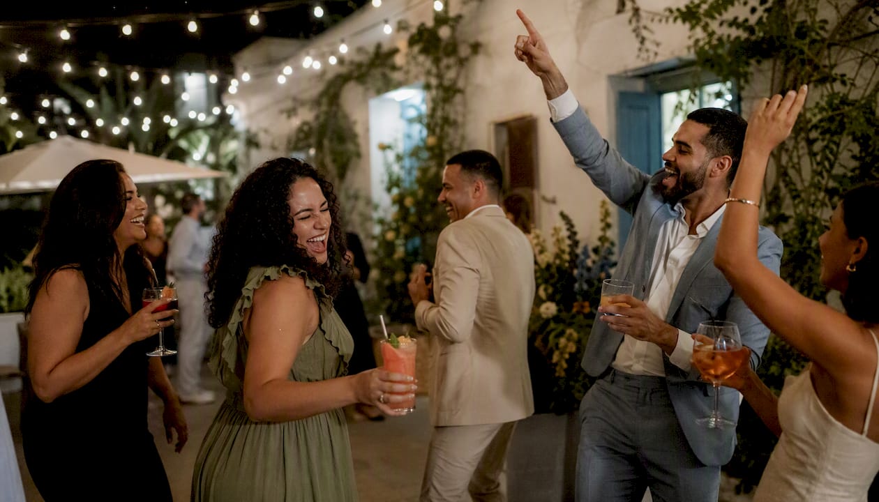 Guests enjoying immersive event celebration